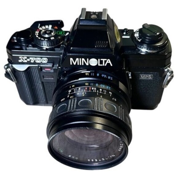 Minolta X-700 MPS 35mm SLR Film Camera & Kitstar 28mm F2.8 Lens - Picture 1 of 16